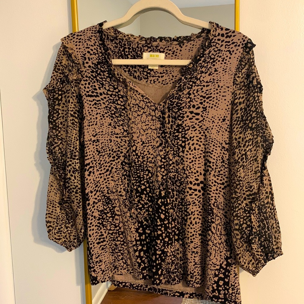 Anthropologie Maeve Long Sleeve Top
